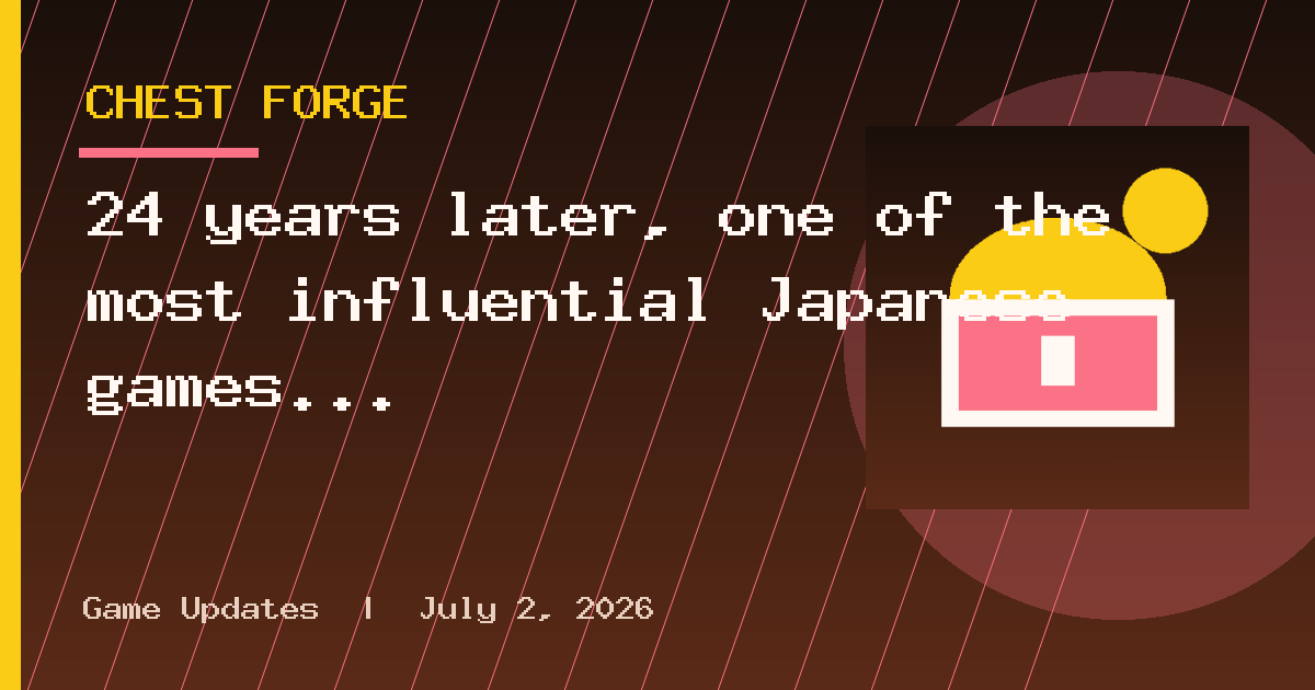24 years later, one of the most influential Japanese games of all time becomes
