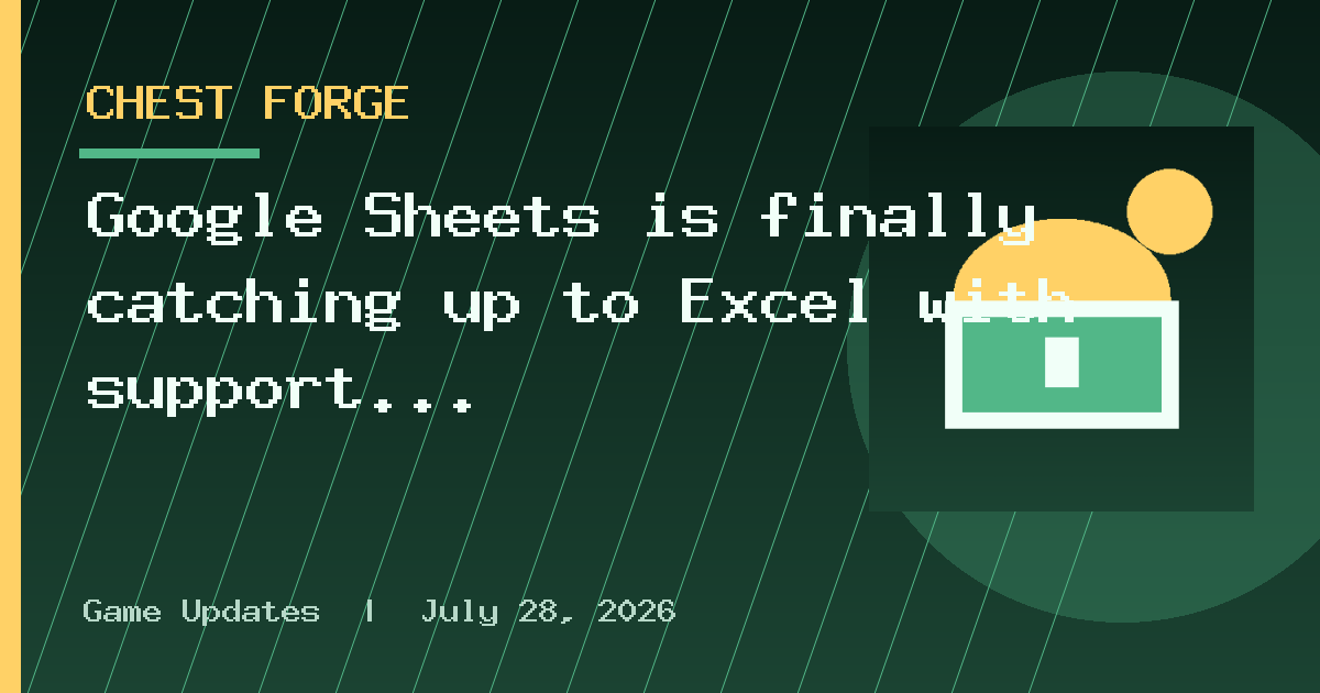 Google Sheets is finally catching up to Excel with support for more chart types