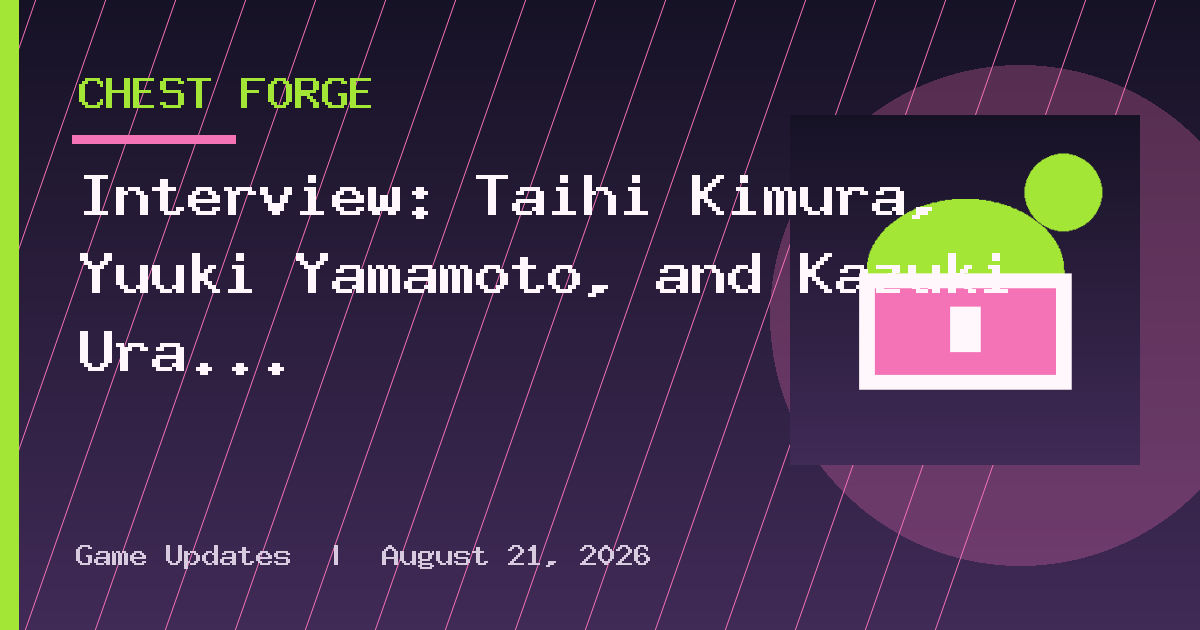 Interview: Taihi Kimura, Yuuki Yamamoto, and Kazuki Ura of The Vermilion Mask