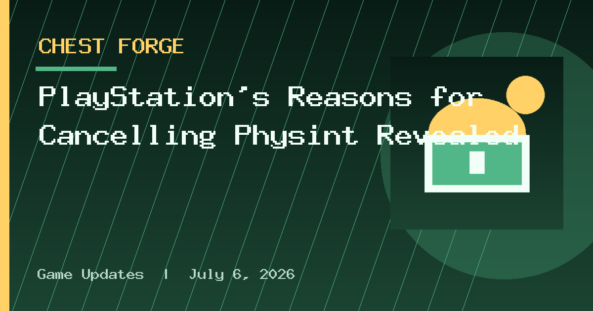PlayStation’s Reasons for Cancelling Physint Revealed