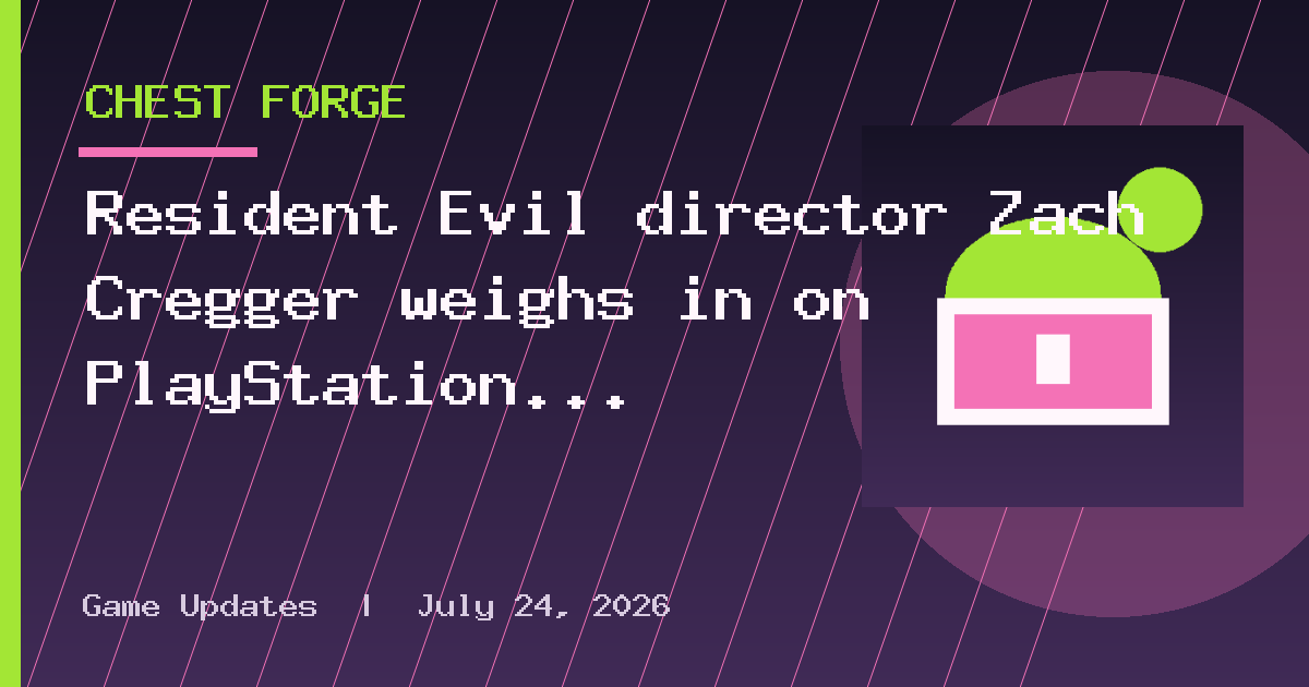 Resident Evil director Zach Cregger weighs in on PlayStation ending physical