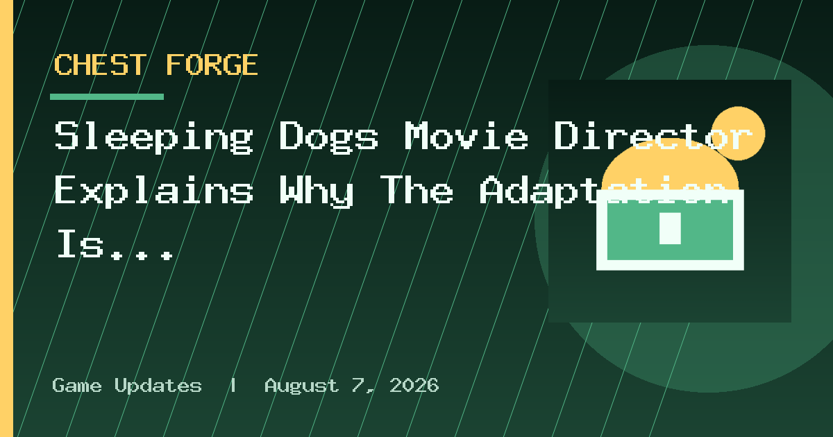 Sleeping Dogs Movie Director Explains Why The Adaptation Is Taking So Long