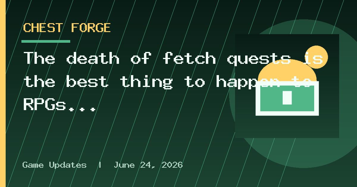 The death of fetch quests is the best thing to happen to RPGs